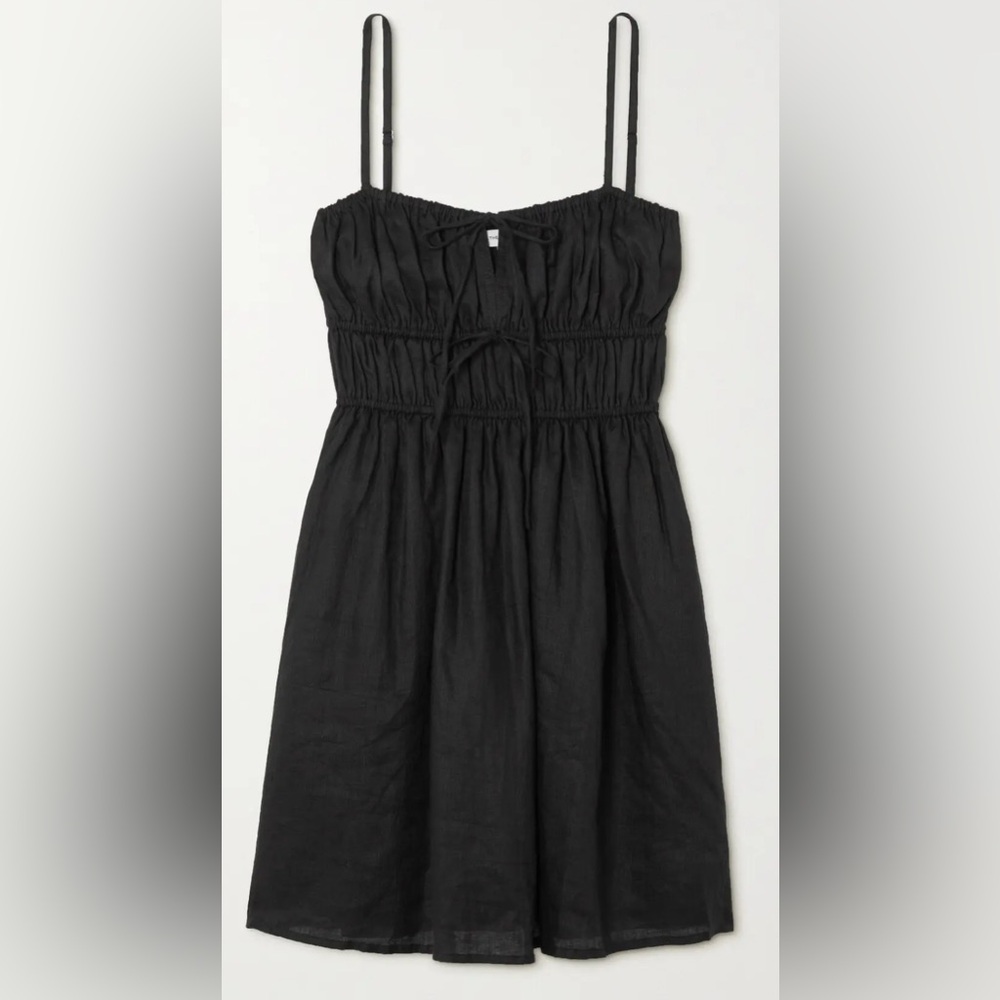 Faithfull the Brand Shivka Linen Mini dress